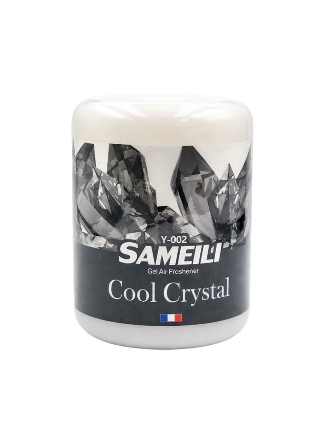 ساميلي معطر جو جل كريستالي منعش Y-002 للسيارة، حامل أكواب لوحة القيادة، المنزل، المكتب، غرفة النوم. عطر جل صلب، شدة قابلة للتعديل، تحكم طويل الأمد في الروائح، مناسب للمركبات، غرف المعيشة، أماكن العمل، والمناطق العامة. آلية سحب، غير قابل للانسكاب، للاستخدام الداخلي. - Image 2